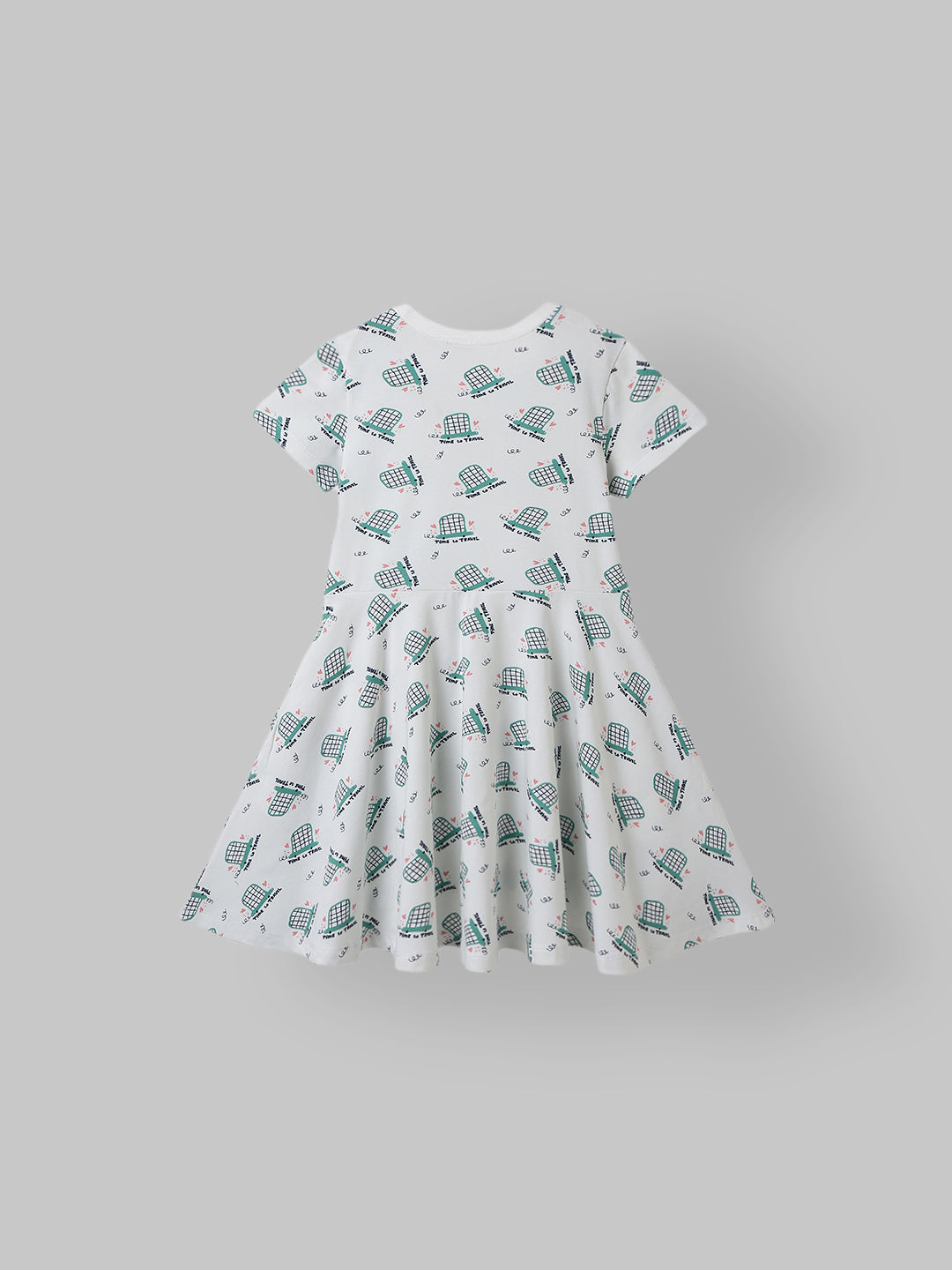 Spunkies Girls White 100% Cotton ShortSleeve  Tops