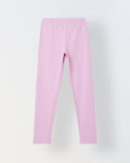 Girls Lavender Ribbed Fitted Leggings