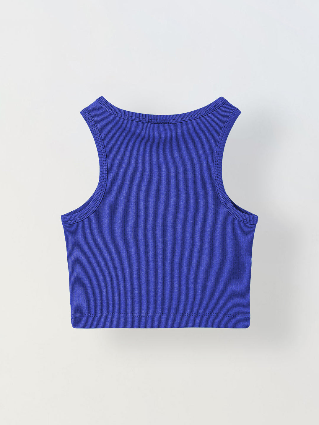 Spunkies Purple Girls Solid Round Neck Sleeveless Tank Top