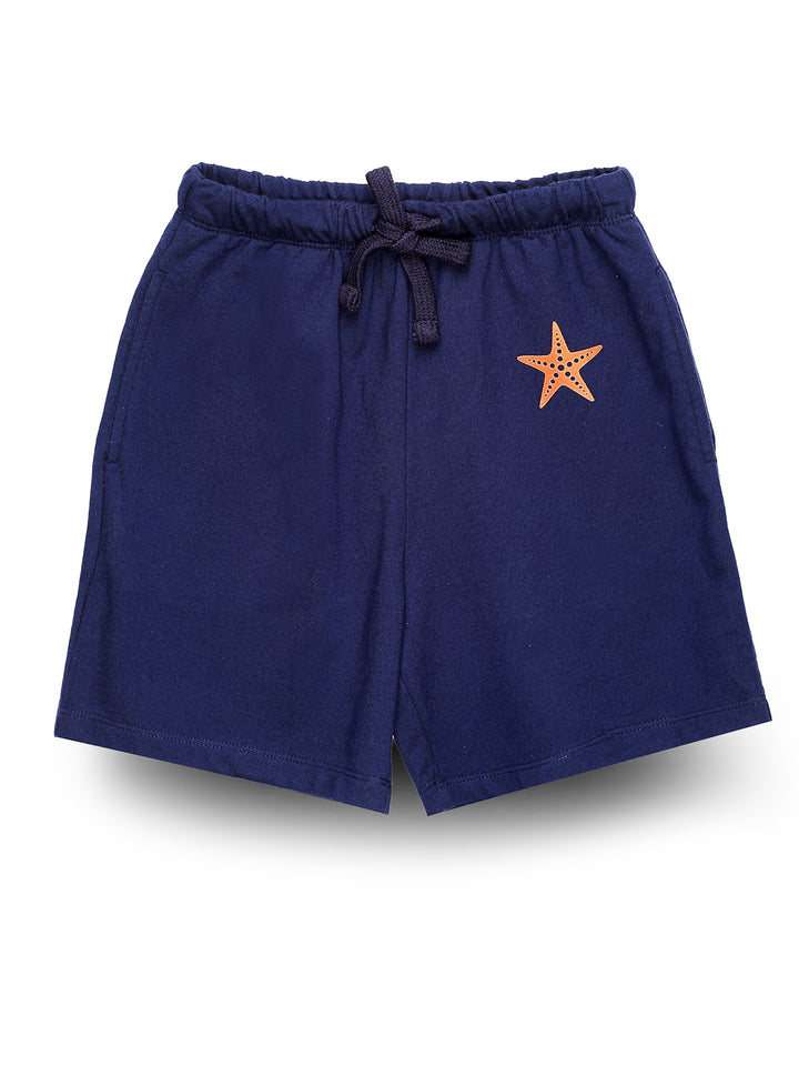Dusky Blue Feeder Stripes Boys Set
