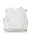White Embroidered Top