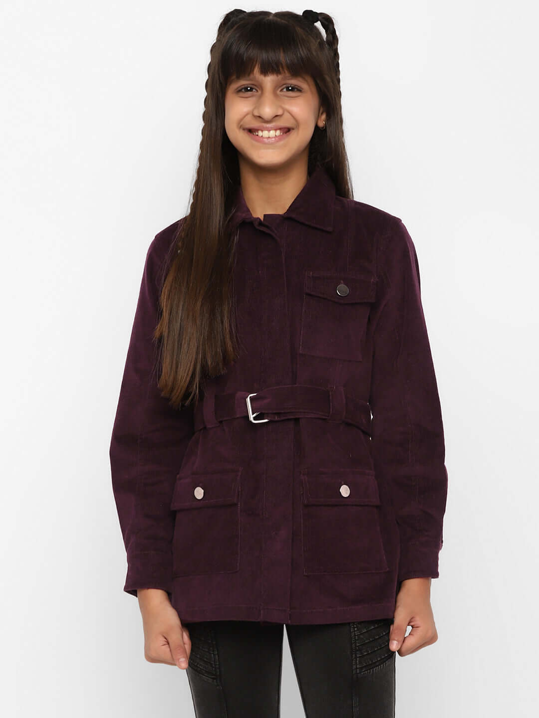 Spunkies-Girls-4 Pocket-Jacket-Voilet