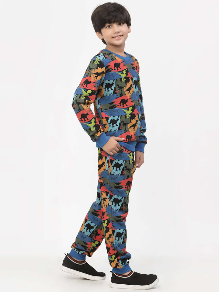 Spunkies Organic Dinosaur Set Blue