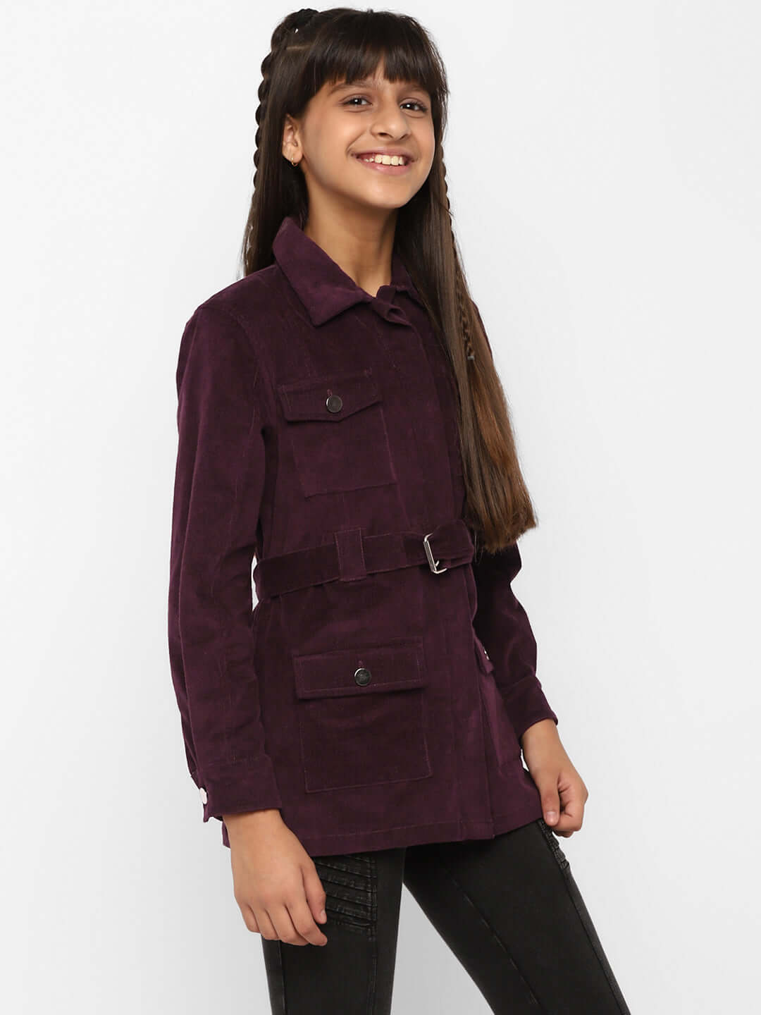 Spunkies-Girls-4 Pocket-Jacket-Voilet