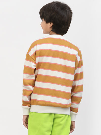 Spunkies Boys Winter Stripe Sweatshirt