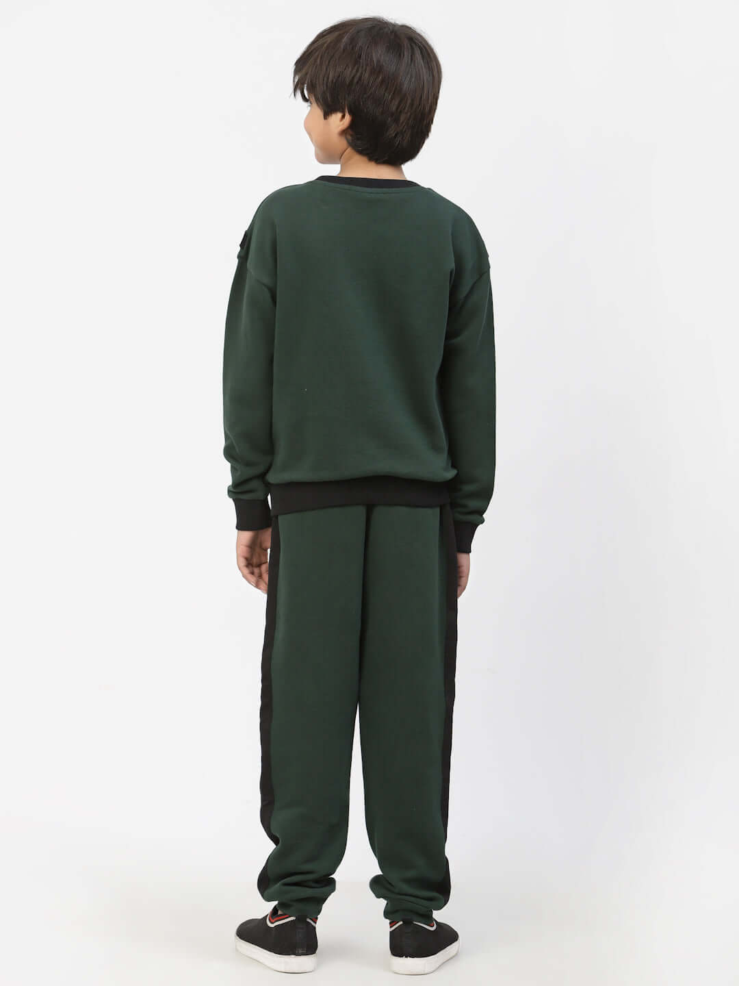 Spunkies Organic Tee Jogger Set - Dark Green