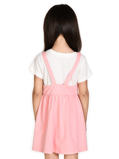 Sassy Pink Jumper Cotton Dress