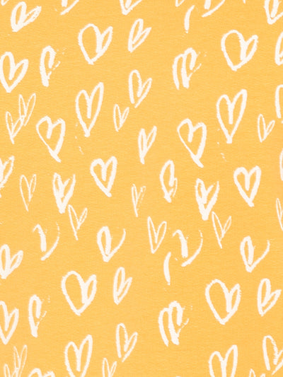Spunkies-Girls-All-Over-Heart-Printed-Sweatshirt-Yellow