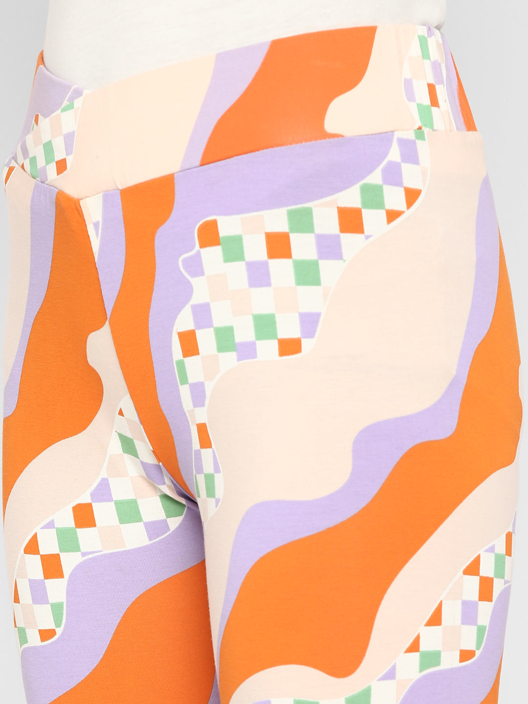 Spunkies-Girls-All Over-Printed-Legging-Orange